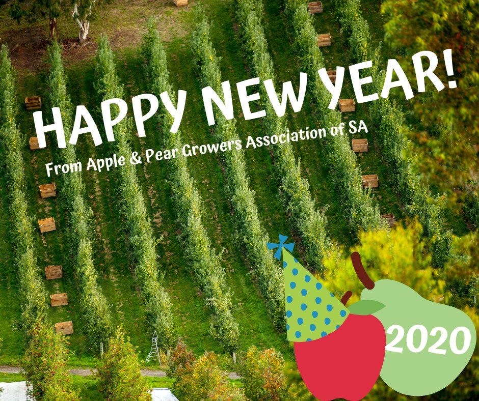 Happy New Year from the Apple & Pear Growers Association of SA! 🎉 Bring on 2020!

#GetMunchingSA #GetYourCrunchOn #APGASA #SAApples #SAPears #visitadelaidehills #HailstormHeroes