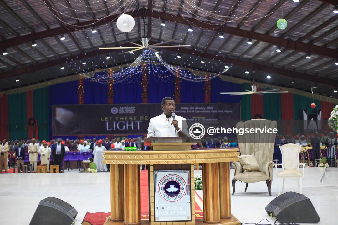 TheHGService's tweet photo. In this new year, poverty will be forgotten in your life.

- Pastor E.A. Adeboye

#CrossOverService
#TheBattleIsNotYours https://t.co/Ms7BChWNHC