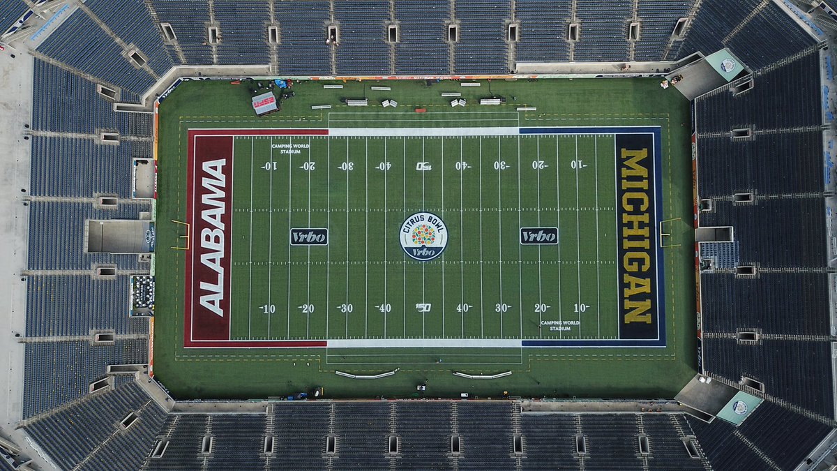 CitrusBowl's tweet photo. Ready for you @AlabamaFTBL &amp; @UMichFootball! https://t.co/OSMhDWlXAc