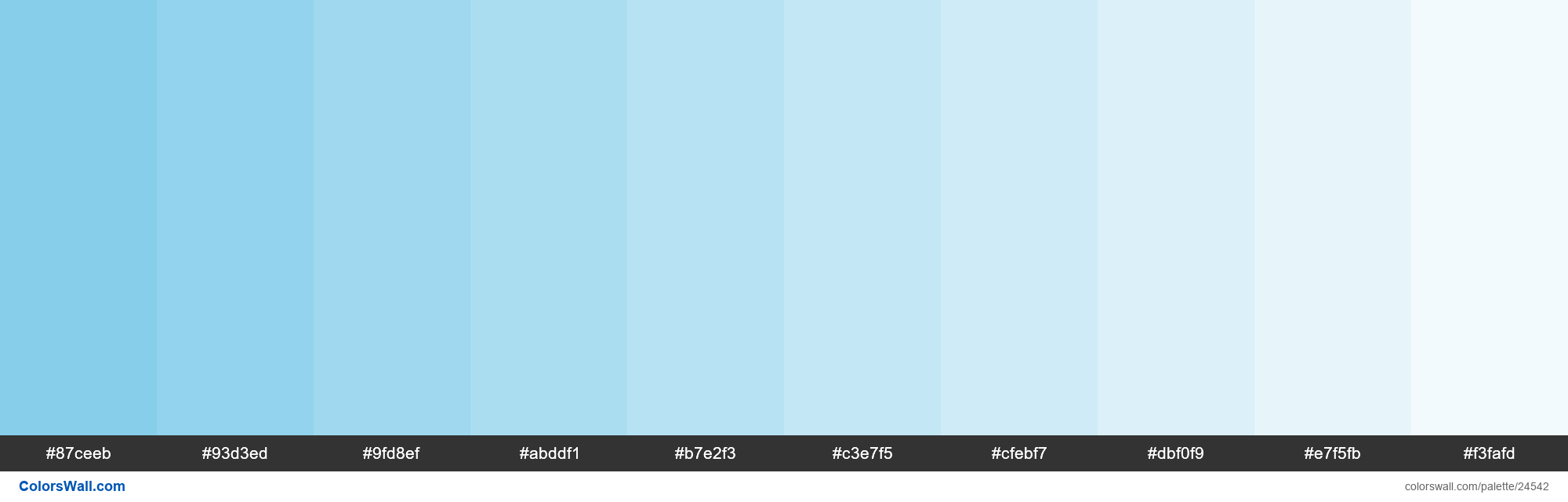 Sky Blue Color Code