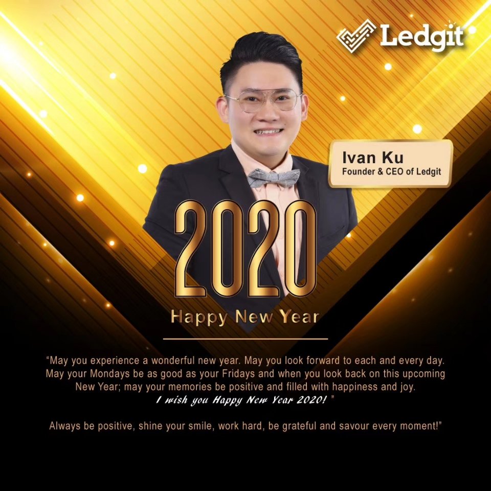 Happy New Year 2020 to everyone! May this new year brings lots of opportunities and happiness for all of you! Stay healthy and good luck!