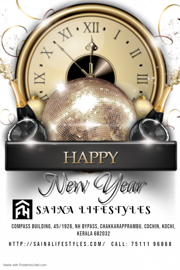 SAINA LIFESTYLES wishing you a very Happy New Year 2020 
#happynewyear2020 #HappyNewYear #Happy2020