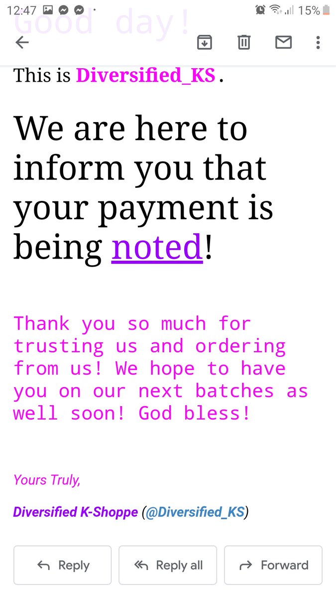 jackkimofbts's tweet photo. @Diversified_KS @DKSPhUpdates Not related but 2020 na wala akong na receive galing sa inyo. Refund2 din pag may time. Di niyo nirereplyan DMs and email ko sa inyo. https://t.co/EJCRjZ66BA