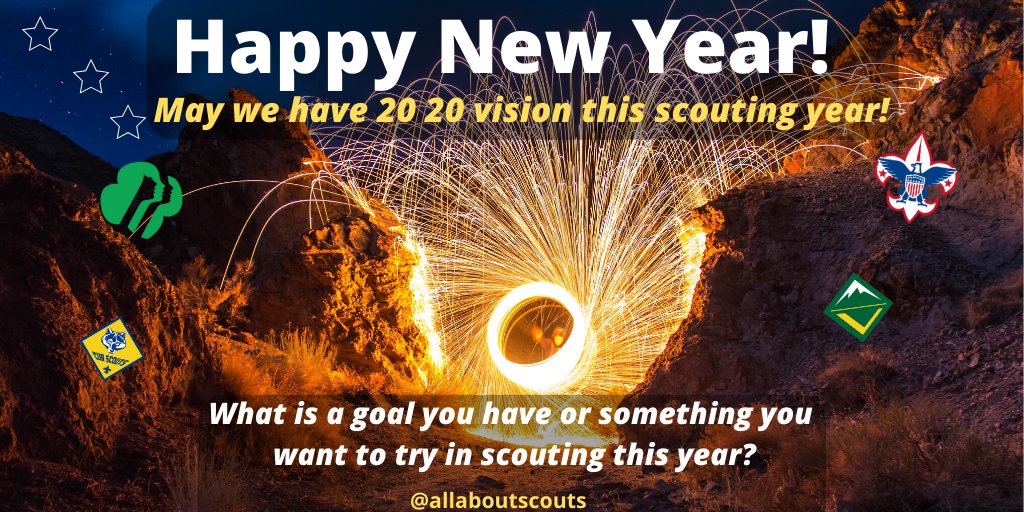allaboutscouts's tweet photo. Happy New Years to all in the Scouting world 🎉🥂✨⚜ @girlscouts @boyscouts @thecubscouts ~ Reply/#RT & share a goal you have for your 2020 Scouting Year👉🏽https://t.co/peo8wMI860
#allaboutscouts #NewYears2020 #HappyNewYear #scoutgoals #happynewyear2020 #2020Vision #goals https://t.co/ZXnLlaMd1e