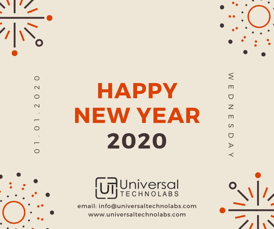unitechnolabs's tweet image. We wish you all the blessings of new year , The warmth of home, The love of family and company of good friends . Happy new year to all.. Cheers !!!!
#digitalmarketing #leadgen #webandappdevelopment #universaltechnolabs #seo #smo #happynewyear #NewYear2020 #NewYear
