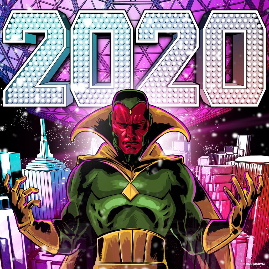 Marvel's tweet photo. 👀 #HappyNewYear https://t.co/H3ndRrdcp3
