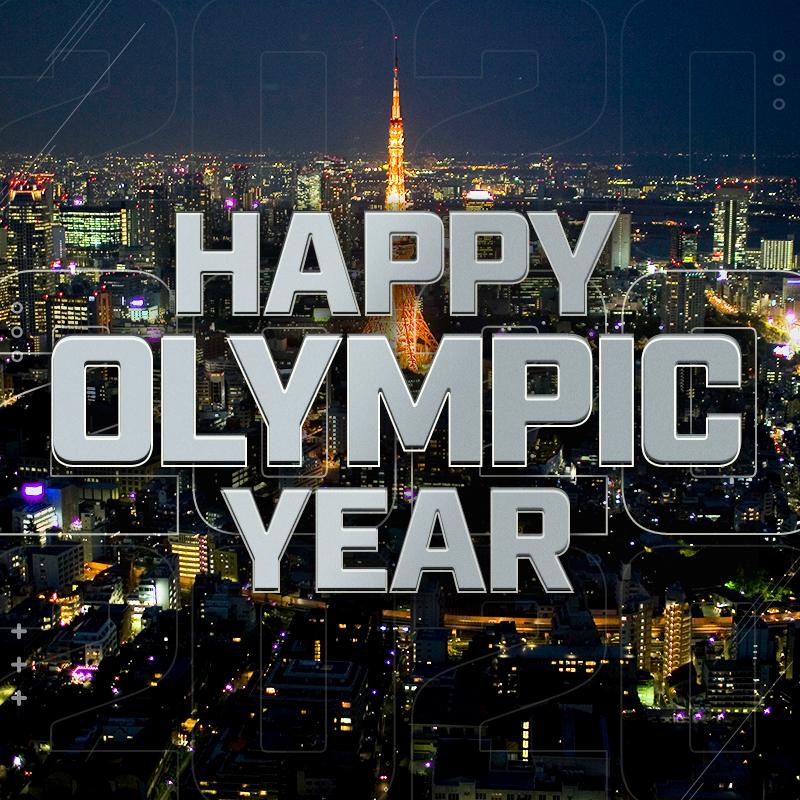 NBCOlympics's tweet photo. It's officially an 𝗢𝗹𝘆𝗺𝗽𝗶𝗰 year.

Hello, 2020  🔜 #TokyoOlympics https://t.co/ujyRFIqR5n