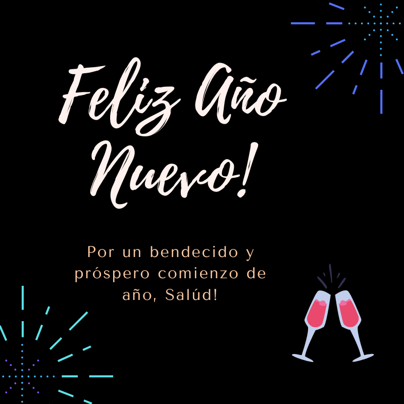 Bienvenido 2020!! Que tus sueños se conviertan en realidad y todos tus esfuerzos se conviertan en éxitos! 😉