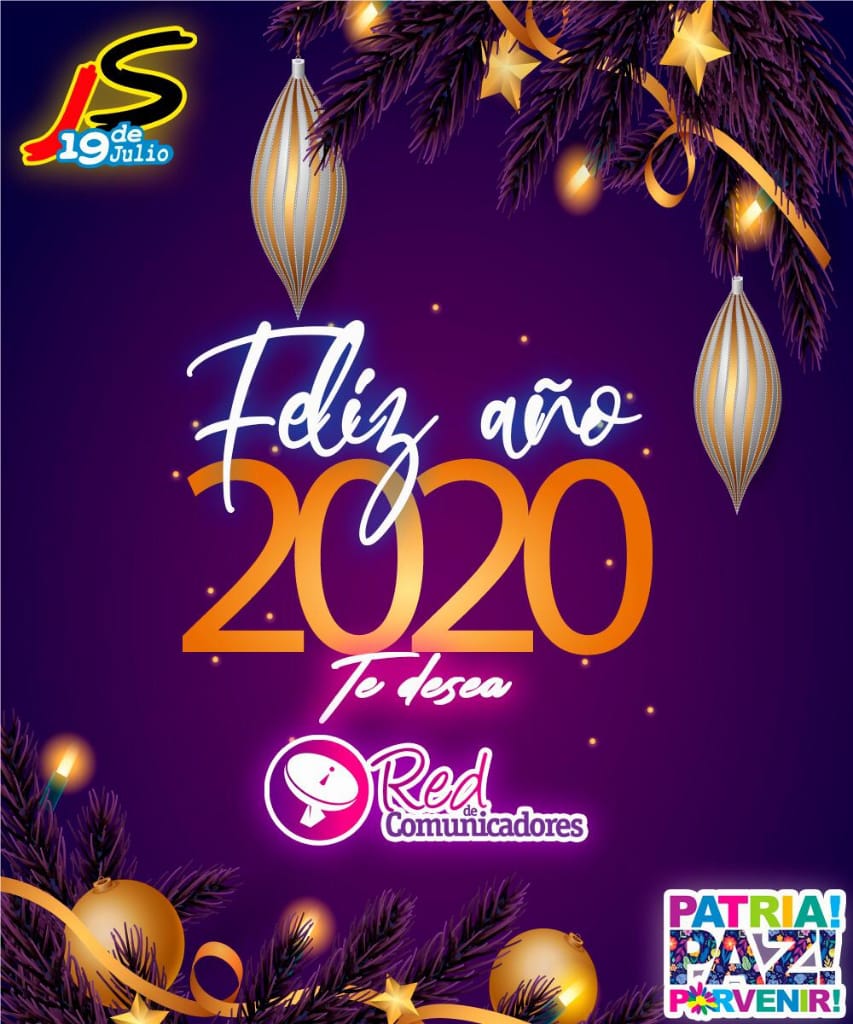 CarazoRed's tweet photo. #2020PatriaPazyPorvenir ❤ 

🥳🥰 Feliz año nuevo a todas las familias Nicaragüenses , el equipo de Red Comunicadores Carazo les deseamos todo lo mejor en el año 2020 🎉 https://t.co/PHUXSvBd1w
