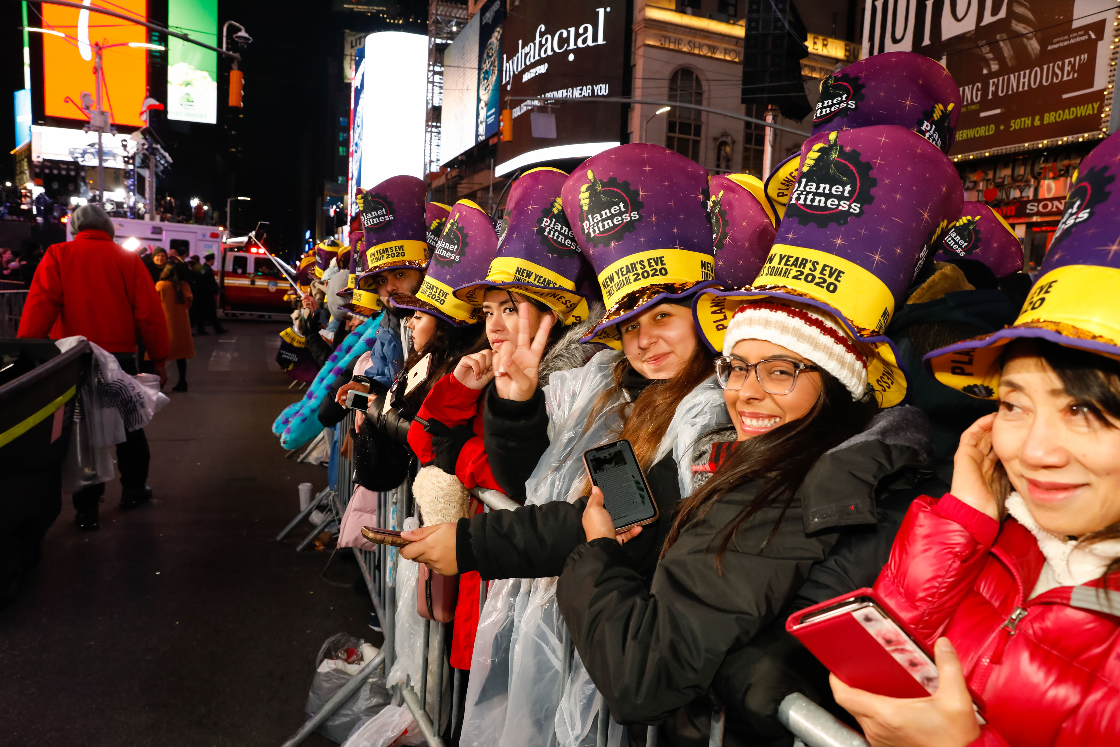 Times Square Ball on X: Nothing says #NewYearsEve like a floppy purple hat,  right? Except maybe a giant glittering ball. But the @PlanetFitness hats  are a very close second.  / X