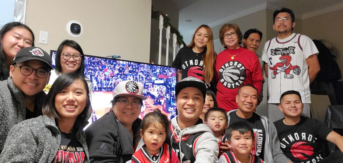 xtine_santos's tweet photo. New Year's Eve Celebration cheering on our very own @Raptors #tangerinefanangle https://t.co/LLpG5TEf59
