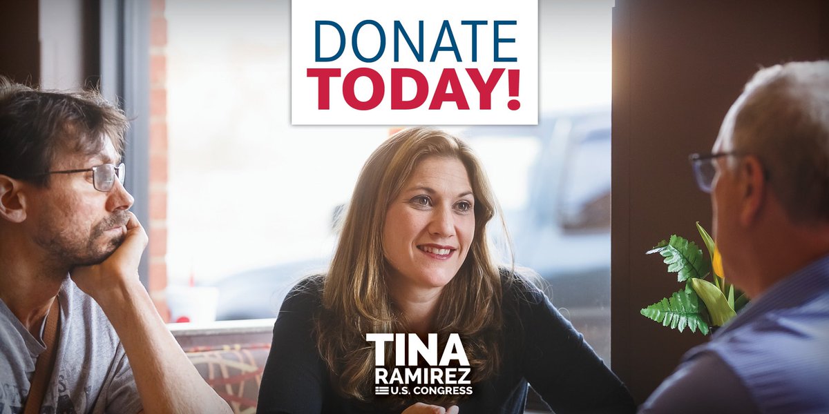 TinaRamirezVA's tweet photo. We’ve got a lot of work to do in 2020 — but I’ll never back down.

Let’s win this seat back together!

Can I Count On You To Join The Team Before Tonight's Critical Fundraising Deadline? #TakeBackVA07 

Donate here: https://t.co/yl4RAYtC92 https://t.co/en8KiiTeB6