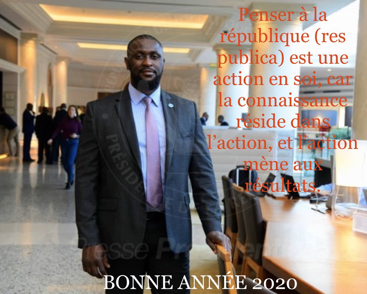 FabienKalalaCim's tweet photo. Penser à la république (res publica) est une action en soi, car la connaissance réside dans l’action, et l’action mène aux résultats.
2020, année d’action!
#RDC #2020action #actionrepublicaine #actionation
Bonne année 2020! https://t.co/EFq0JJaVCv