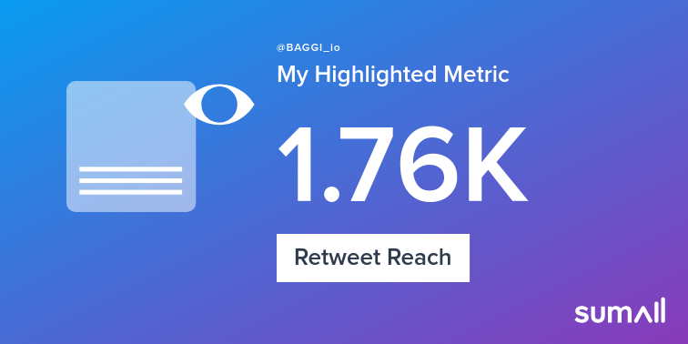 My week on Twitter 🎉: 3 Likes, 3 Retweets, 1.76K Retweet Reach. See yours with sumall.com/performancetwe…