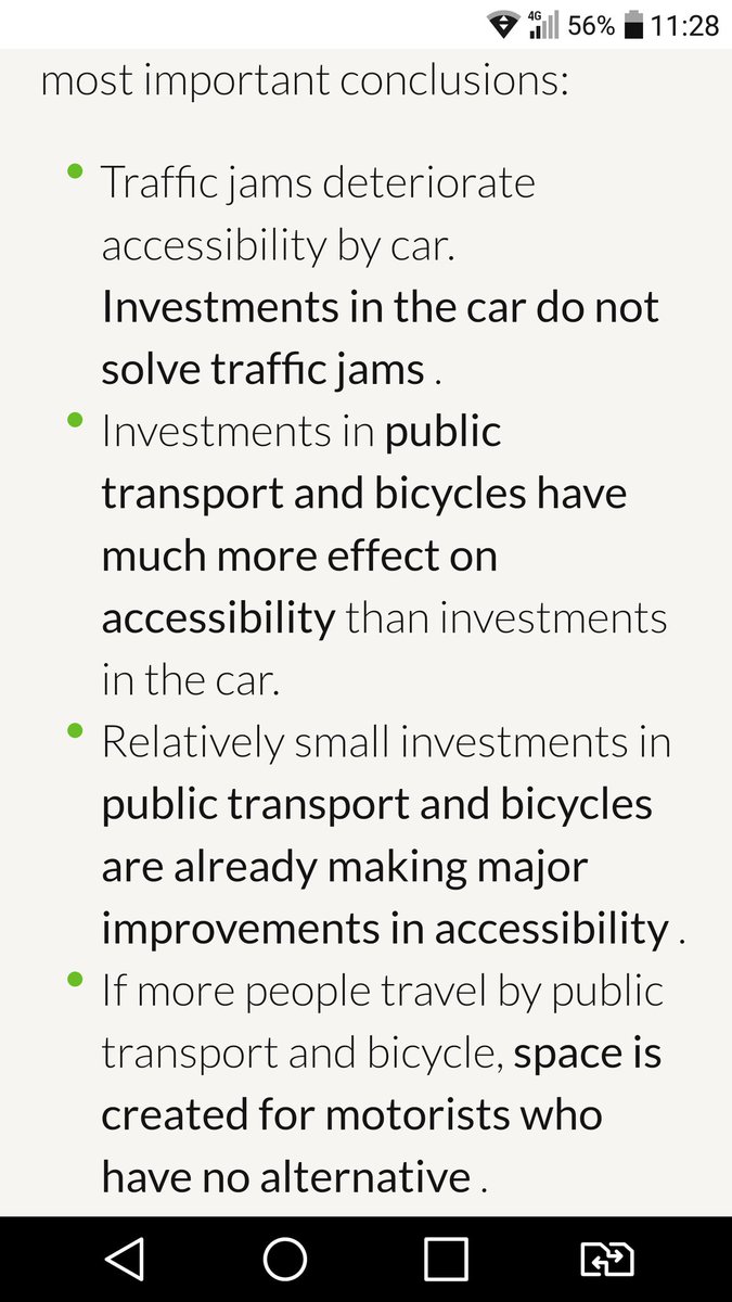 The four "most important conclusions" from the Dutch article in the tweet being replied to.