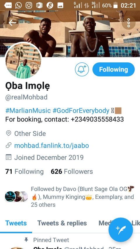 Emey46's tweet photo. @realMohbad Done. Thanks 

#ObaImole
#MarlianMusic Please It will help me financially as I am broked, sicked and in serious debts right now😢
At least i can settle few debts from it and buy drugs for my self.

Thanks and God bless https://t.co/ow4jVhCd4N