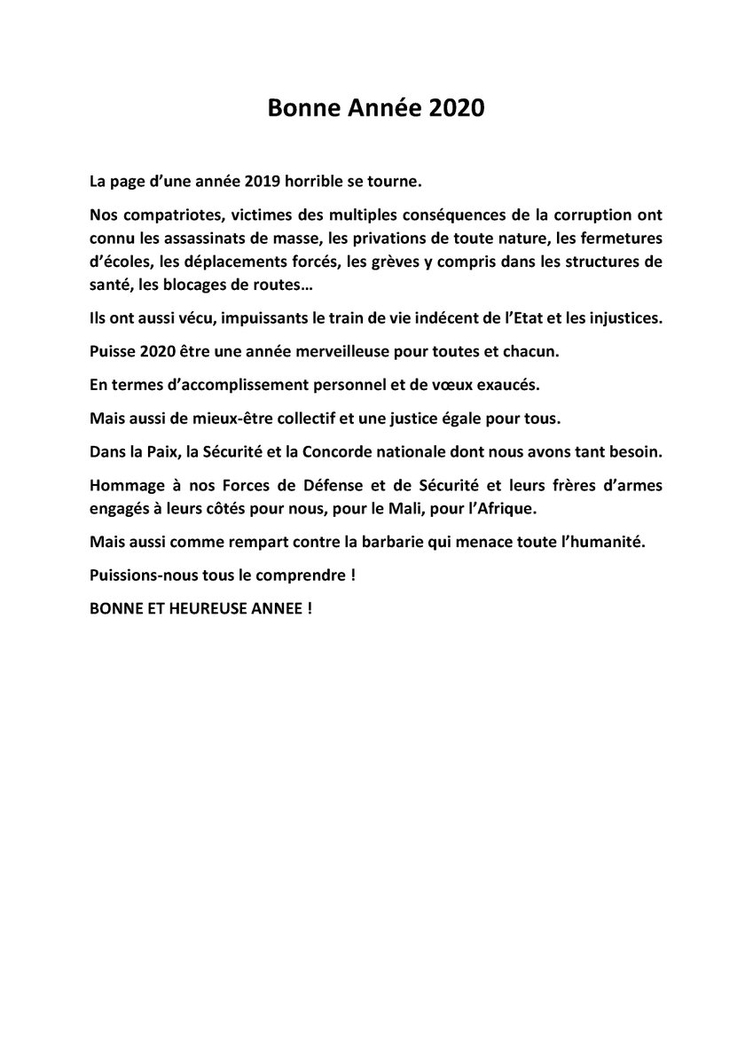 mountagatall's tweet photo. La page d’une année 2019 horrible se tourne.
Puisse 2020 être une année merveilleuse pour toutes et chacun, d’accomplissement personnel, de mieux-être collectif et de vœux exaucés. Dans la Paix, la Sécurité et la Concorde nationale.
BONNE ET HEUREUSE ANNÉE 2020 ! https://t.co/BSCWMKQX3B
