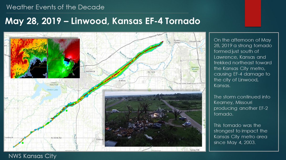 On May 28, 2019 an EF4 tornado, the strongest to impact the region