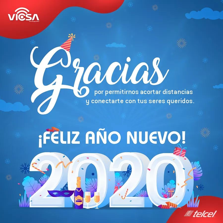 VicsaOaxaca's tweet photo. ¡Deseamos que en el 2020 te unas al #TeamVicsa!😎

Que dejes de ir a la tiendita por recargas y contrates un plan, que ya no digas "me prestas para una llamada" o "¿me compartes datos?", pero sobretodo que nunca estés incomunicado con los que más quieres.❤️

#FelizAñoNuevo https://t.co/uUCw3k38jn