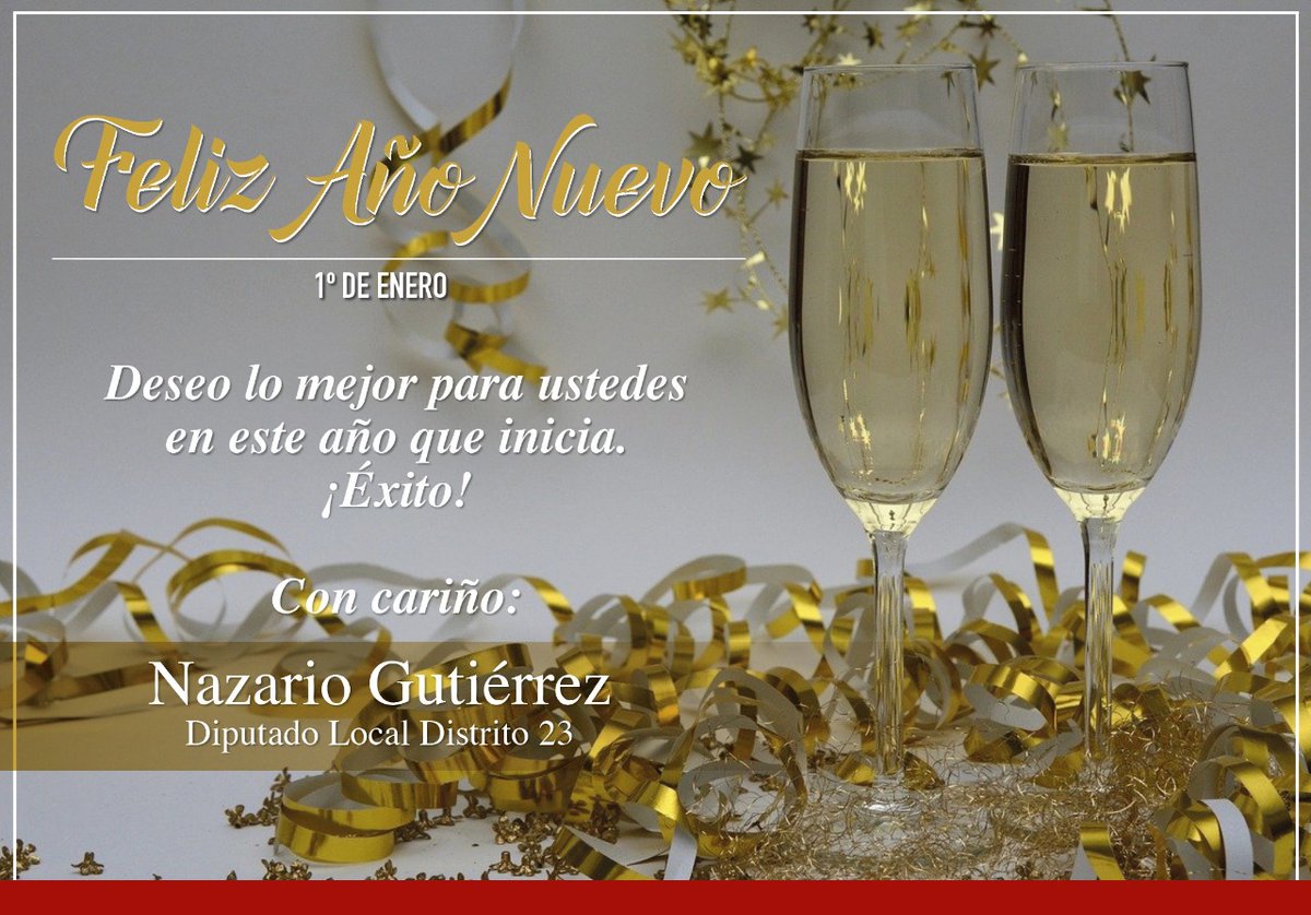 Quiero desearles de corazón un feliz año nuevo  y agradecerles por su apoyo, porque gracias a ustedes estamos logrando poco a poco transformar el #Edoméx.