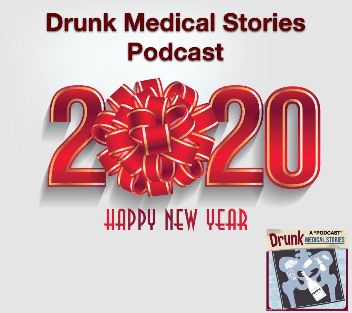 DMSPod's tweet photo. Hey guys I want to personally THANK everyone who has embraced and supported Drunk Medical Podcast in 2019!! You guys rock and we are so excited for 2020 🥳. #NewYears #TueYearsEve #podfamily #podcast #dmspod https://t.co/JQ1oUgR9Xa