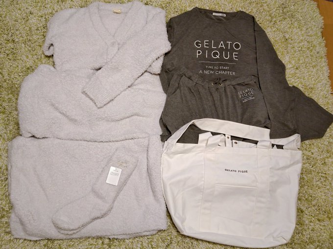 ジェラピケ福袋 Gelato Piqueの福袋中身ネタバレ 通常版とプレミアム 袋ぱんぱんに詰まってる まとめダネ