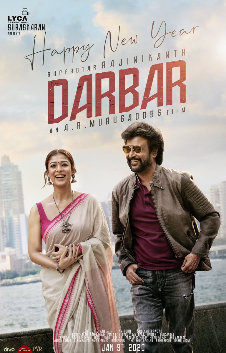 Happy New year #DarbarThiruvizha #DarbarFromJan9 💐😊🎂
