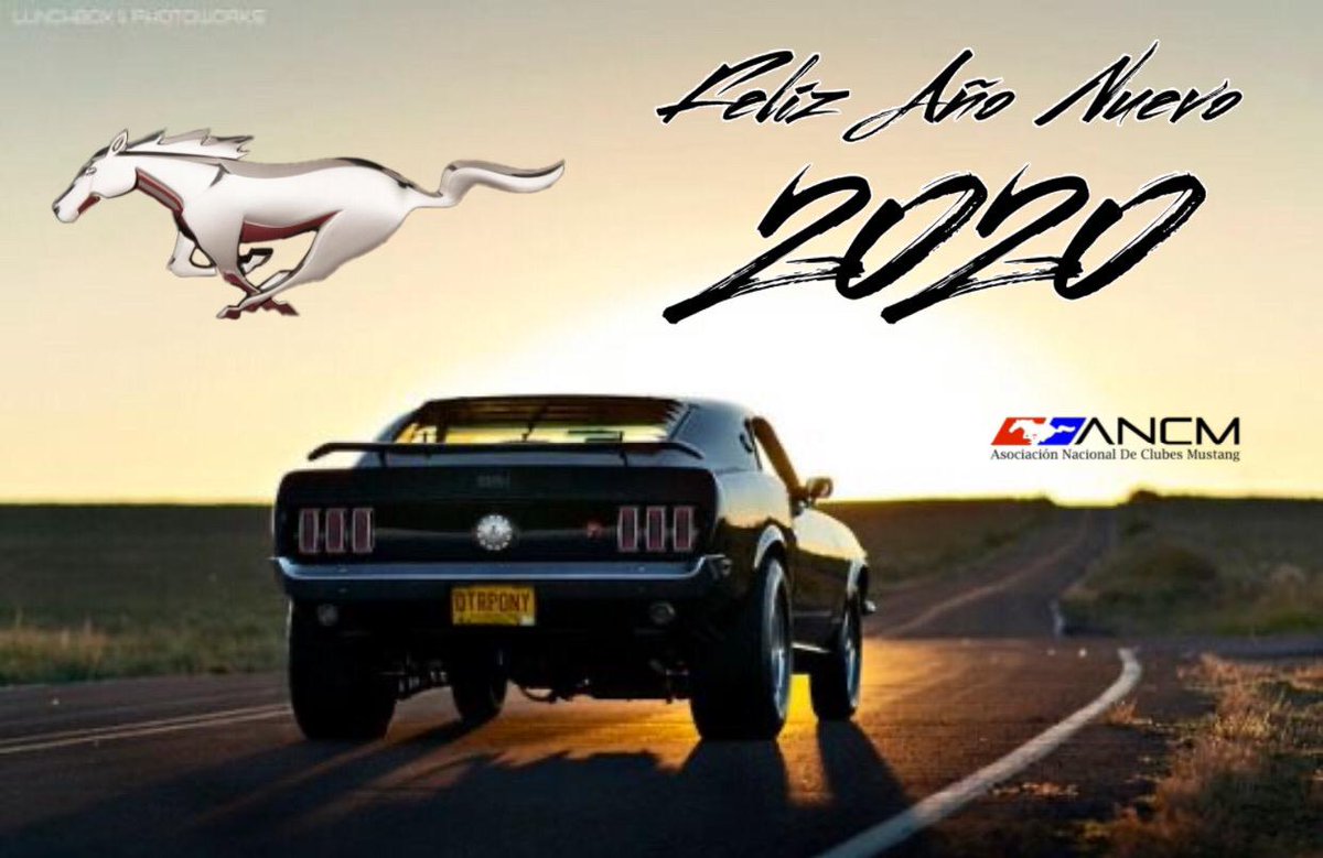 FNCM_Mx's tweet photo. La Asociación Nacional de Clubes Mustang les desea un feliz y próspero año 2020, que todas sus metas se cumplan.
#ANCM #fordmustang https://t.co/evxFLNPIZQ