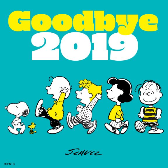 Peanuts_4Fans's tweet image. Goodbye, 2019!