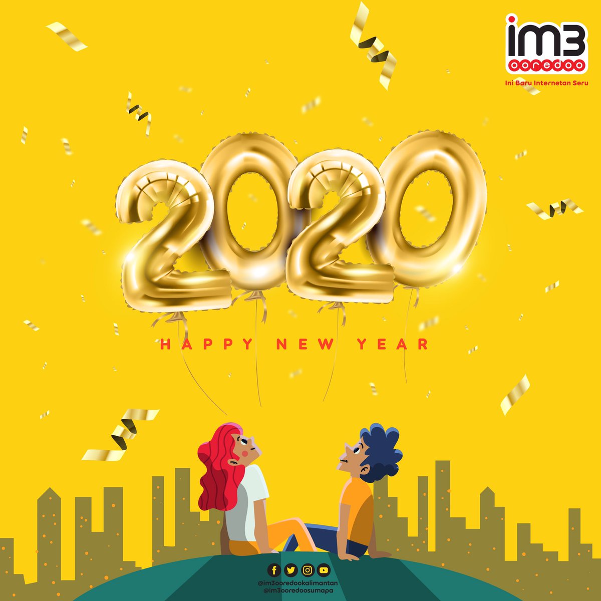 Semoga di tahun ini, setiap lembaran jadi lebih bermakna. Selamat tahun baru 2020😊

#Im3Ooredoo