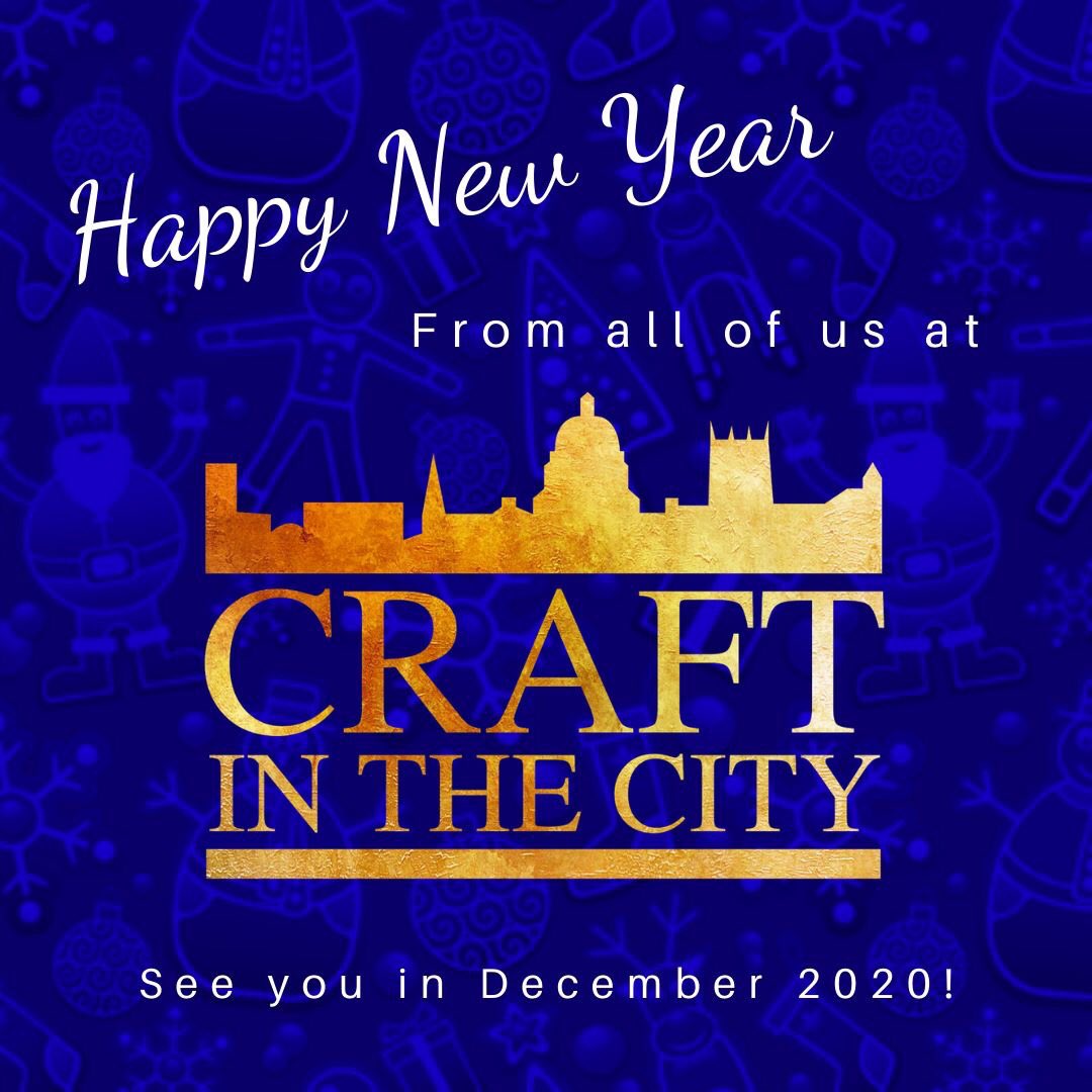 And a Happy New Year from all of us <a href="/Craft_InTheCity/">Craft In The City</a> - we’ll be back next year