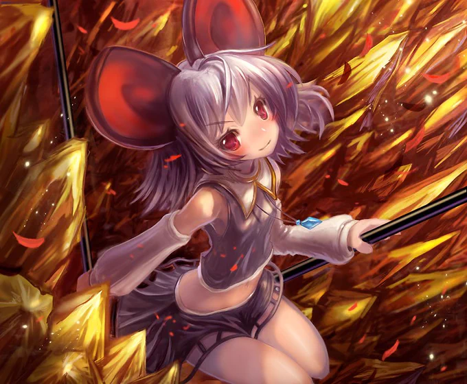 明けましておめでとうございます〜!今年は子年という事で昔描いた東方のナズーリンのイラストを投稿します〜。#謹賀新年 