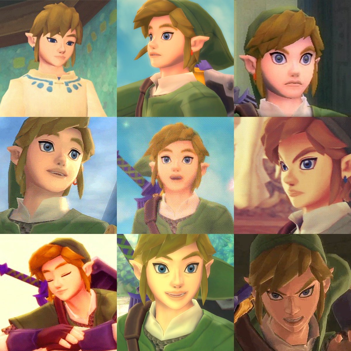 Zelda Skyward Sword Face