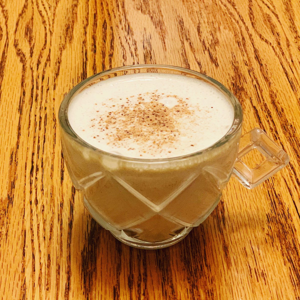 Kristi_Hust's tweet photo. New Year’s drink of choice... keto egg nog, 😋 

Cheers!

Happy New Year! #HappyNewYear #Keto #KetoEggNog #KetoDrinks https://t.co/gMMglzr4NO