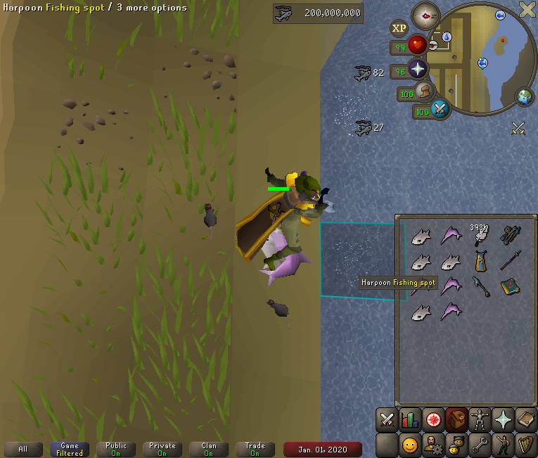 200m Fishing