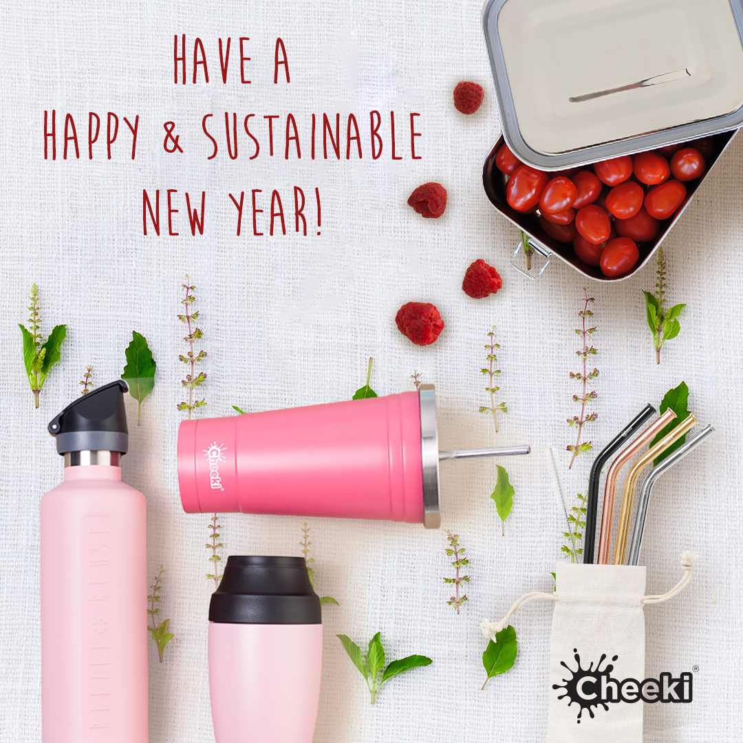 Cheeki_Cheeki's tweet photo. Happy New Year! We wish everyone a happy new year and may it be  free from single-use plastic! https://t.co/QVM50rLUn5