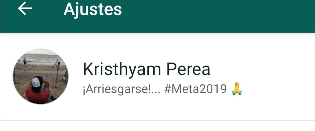 KristhyamPerea's tweet photo. Hace 1 año exacta/ me propuse como #Meta2019 arriesgarme, fue tanto el propósito que la fije en mi estado de #WhatsApp, para visualizarla constantemente. Luego de 365 días les digo que logré en muchas situaciones arriesgarme y ganar, me faltaron algunas.. pero Dios es grande! 🙏 https://t.co/awLg9ZVsBx