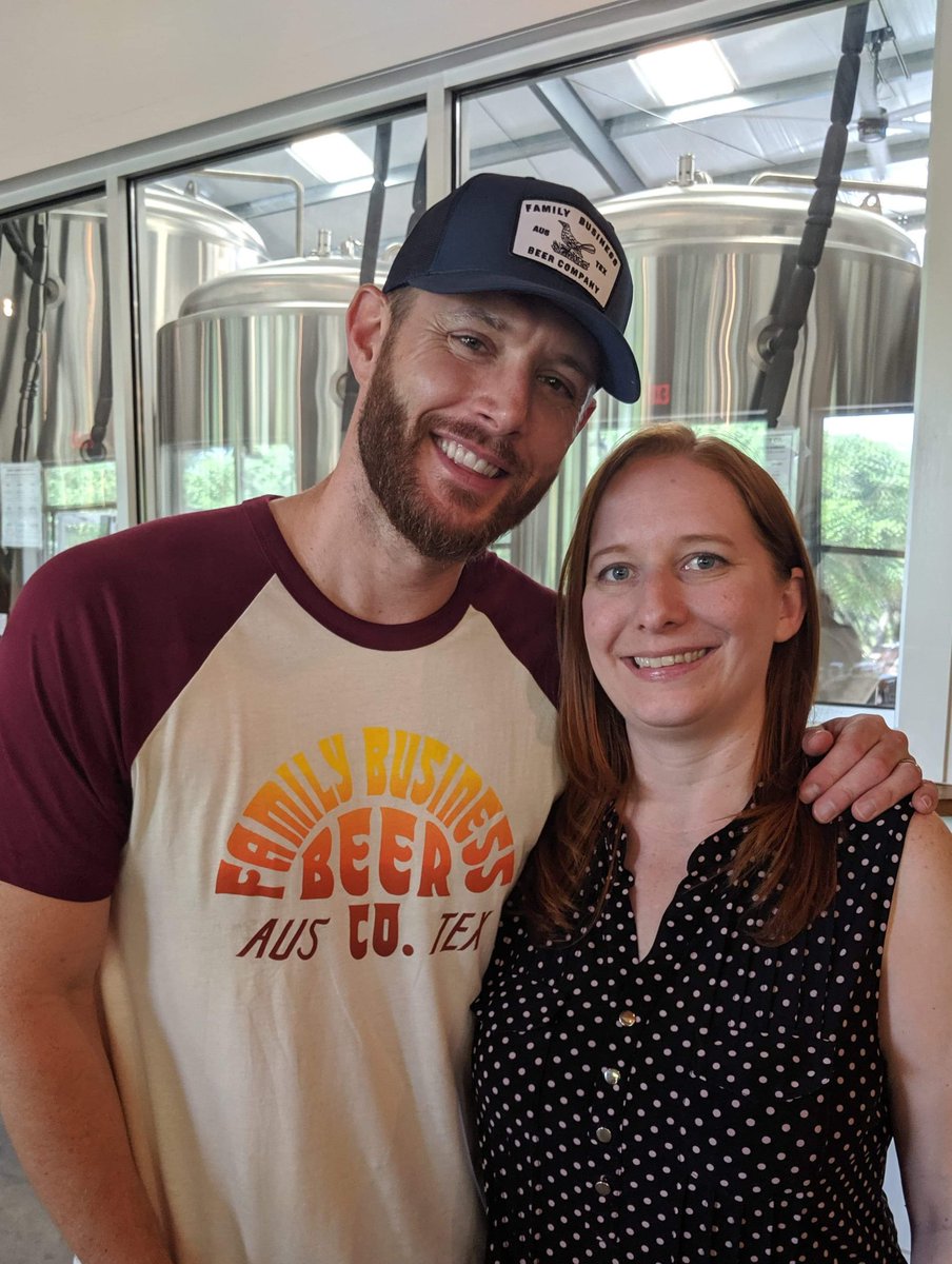In 2019 I made my first trip to Austin, Texas to visit  @TheFamilyBeer brewery. Great friends and great beer! And one of the owners was kind enough to take photos with us. Nice guy! I think he's gonna go places. 