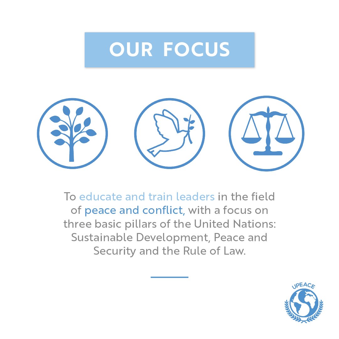 UPEACE's tweet photo. The University for Peace offers #Masters and #Doctorate degrees.
Learn more about us here: https://t.co/k0xL2SmlEG
#changingtheworld #HumansOfUPEACE #UPEACERS #walkthetalk #separtedelcambio #UniversidadparalaPaz #UPAZ #MastersDegree #UPEACE #CostaRica https://t.co/ggjk7Mbzqk