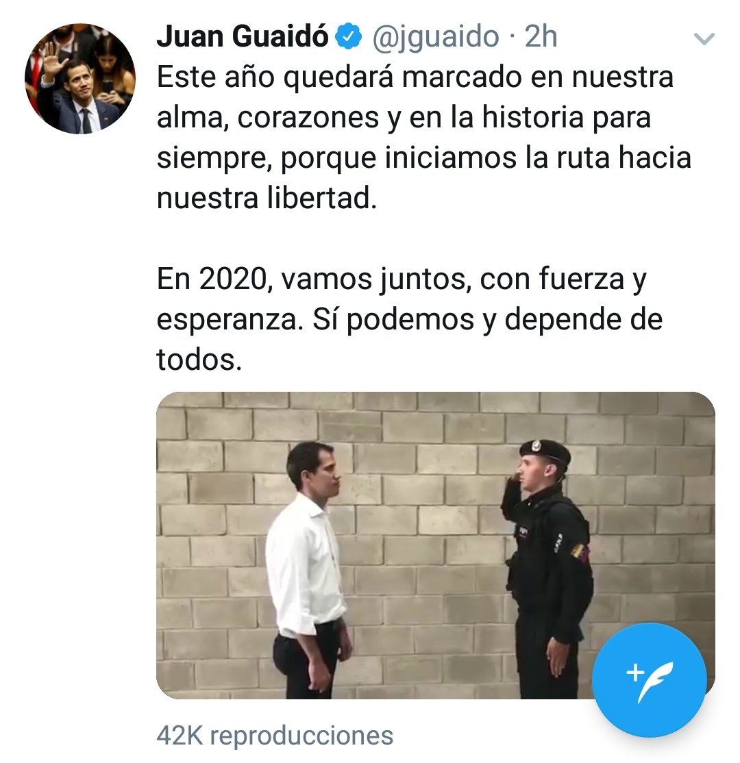 williamscancino's tweet photo. Presidente (E) @jguaido. Con el debido respeto, yo me le pare firme el 23F cuando le brindamos apoyo y confianza a su gestión, la cual aparentaba luchar contra el régimen pero resultó ser todo lo contrario.

¡Nosotros policías y militares patriotas sí lucharemos hasta vencer! https://t.co/2vxRJJhT3O