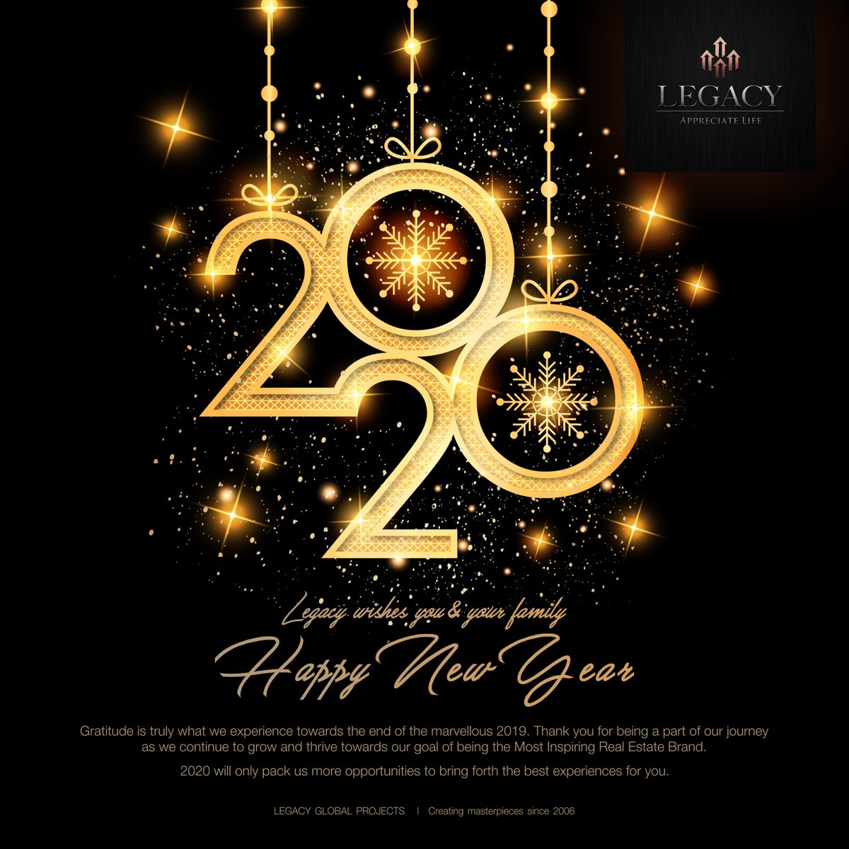 LegacyGlobal_'s tweet photo. Legacy wishes everyone a very #HappyNewYear
#NewYear2020 #LegacyGlobalProjects https://t.co/IiXGNZ0sQv