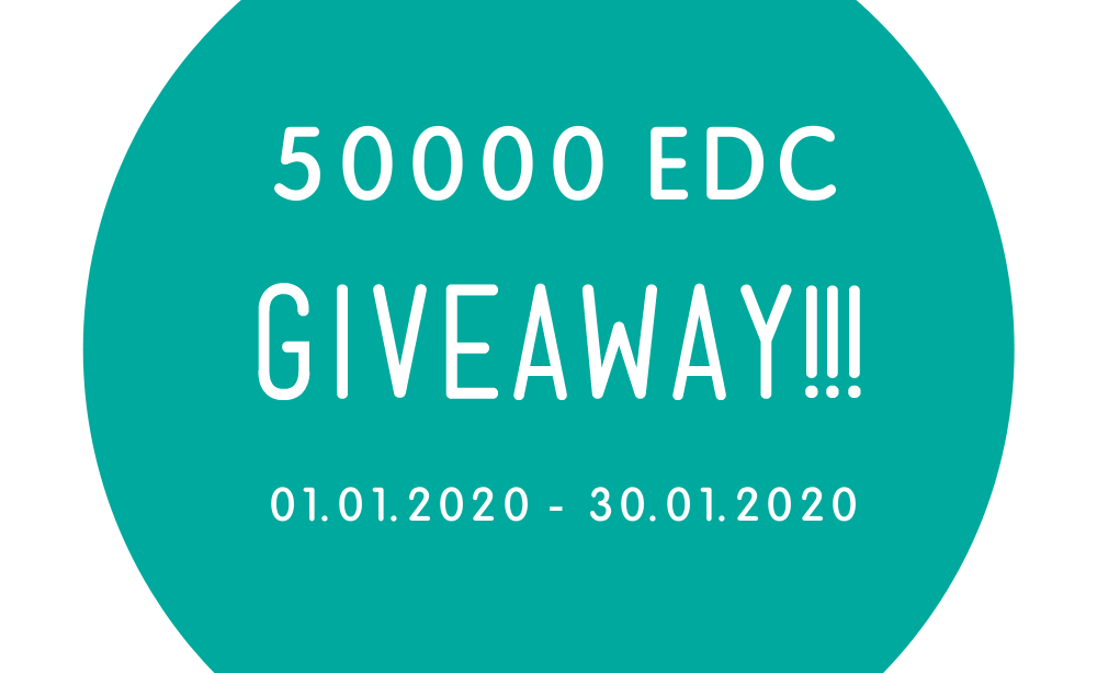 EDCmining's tweet photo. EDC Giveaway #2
Prize pool 50000 EDC (5 prize)!
Detailed information - https://t.co/Jn5hN4VDx4
#edcblockchain #giveaway #edc #edcmining #edcindonesia #edcturkey #edcfree #coins #crypto #coin #cryptocurrency #blockchain #ecro #mining #edcwin #giveaways #NewYear #happynewyear2020 https://t.co/zst5VPX6eY