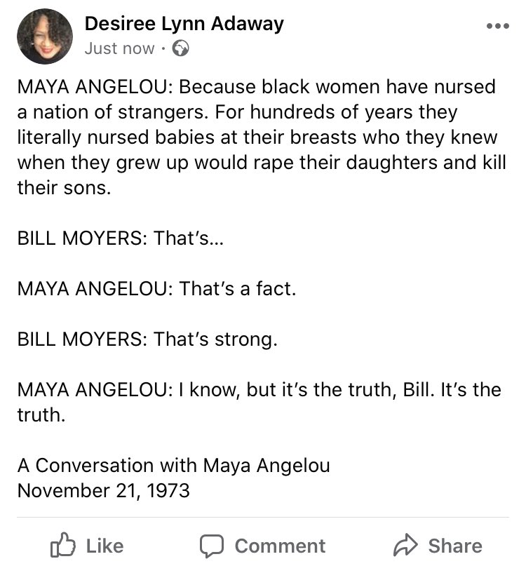 desireeadaway's tweet photo. The truth https://t.co/N9kspfmnZB