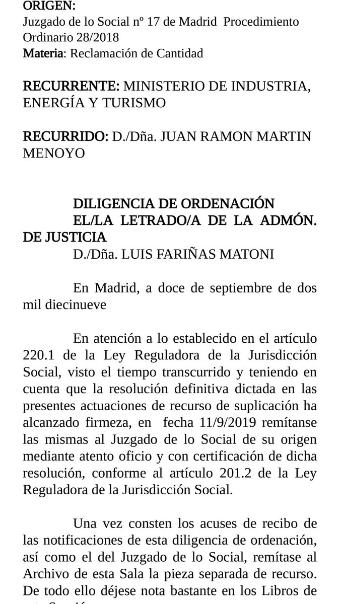 jonerrepubli's tweet photo. Sentencia firme y favorable para acabar 2019.Seguimos #FinAbusosExterior #OtroServicioExteriorEsPosible
@strikingworkers @hamer_2200 @CsifExteriores @MaraInsPereira1 @MioCidCabreador @hamer_2200 @PaulaLu22 @SurraSonia @strikingworkers @laboralexterior @vsoclle @UmtSuse @Patatain https://t.co/0yEYAgRj1P