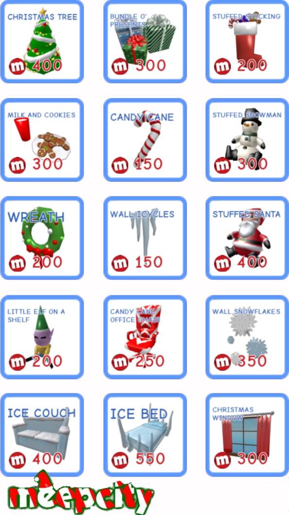 Meepcity On Twitter Make Sure You Get These Christmas Items Before They Are Gone Meepcity Development Team - roblox shopping meepcity peaople