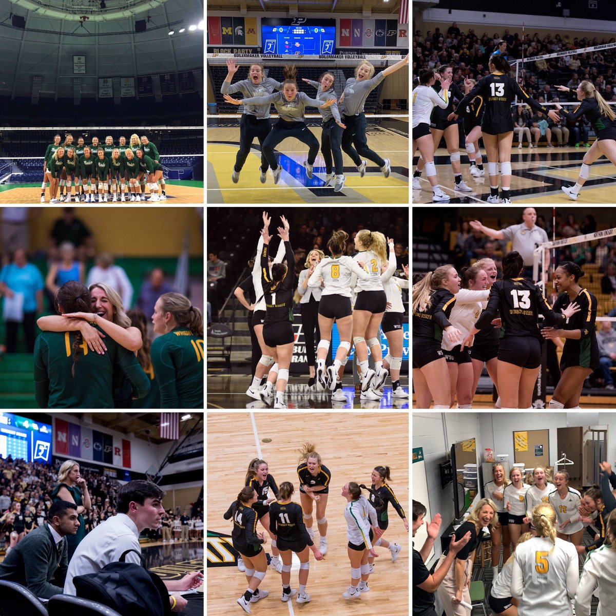 When asked what their favorite memory was in 2019..this team is a special one, and each picture is worth a thousand words. Thank you to our fans for supporting us through this year of many firsts. Happy New Year to all! 🎆🐺💚🥳 <a href="/WSURaiders/">Wright State Raiders</a> #2020herewecome