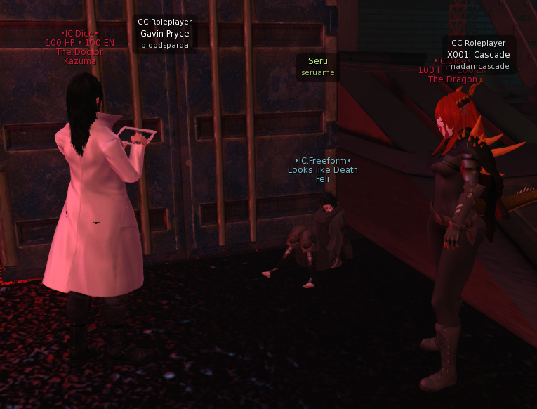 - So, I've been busy roleplaying on Second Life. This is a rough draft introduction I didn't have a chance to revise. Last night was crazy. A new law was pass for mutants, the news went all in, KD(another person's character) died, and three attacks at different points went down.