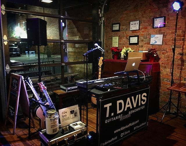 tdavisofficial's tweet photo. New setup finally came together 🤘🏻 Happy New Year from @jaysgoldsboro come hang with me in Goldsboro now til 12! #nye #newyearseve #2020 #nye2020 #musician #funk #soul #loop #looppedal #looper #guitarist #ncmusic https://t.co/uPbosc3UXQ https://t.co/AB1V6QrcHI