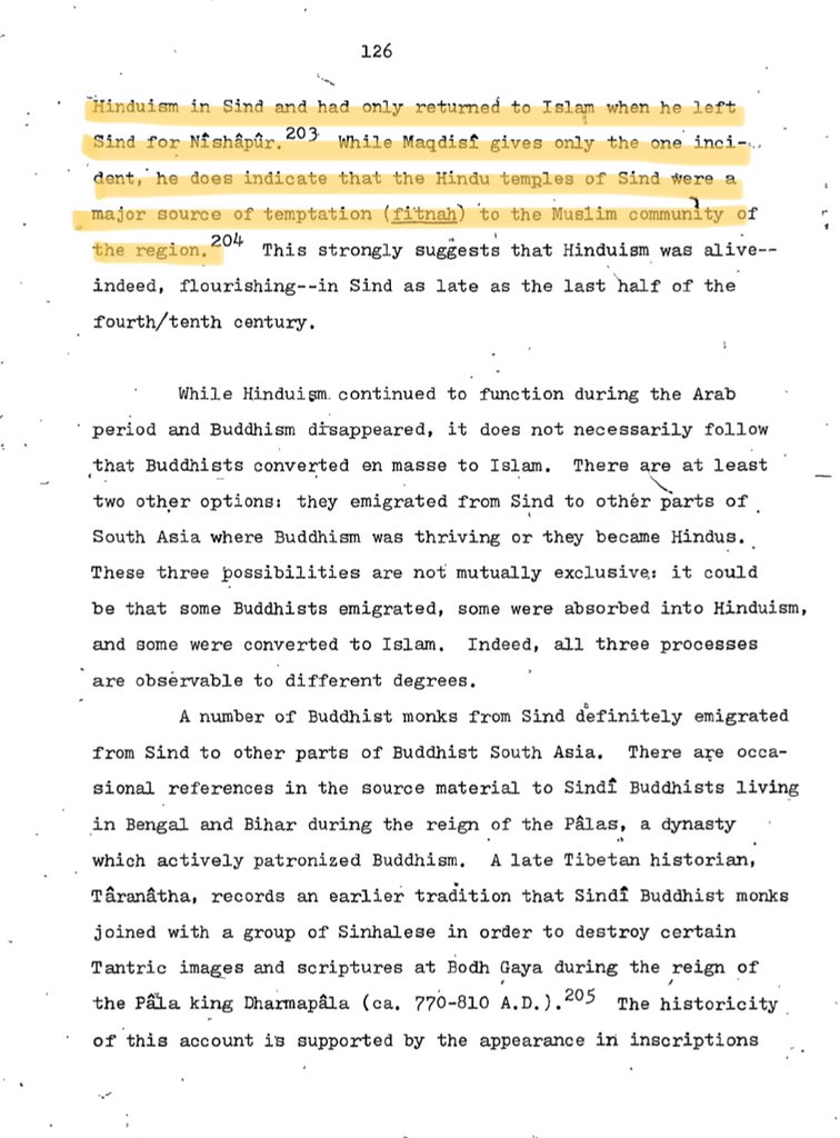 However, हिंदु-धर्म continued to put up a fight in the region. Its Temples & rites were robust & deeply appealing; enough that some Muslims even converted to the धर्म.