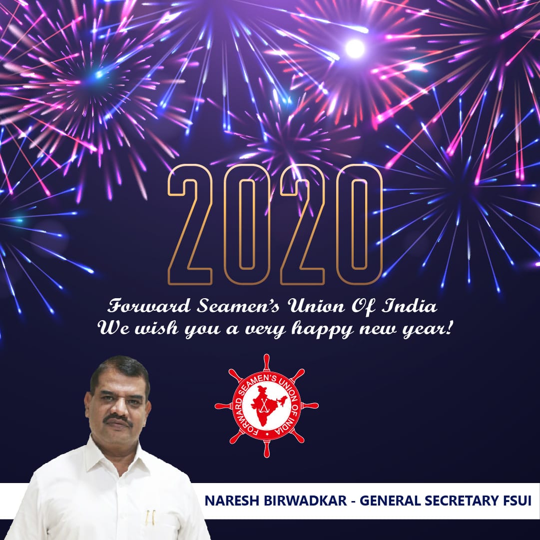 NareshBirwadkar's tweet image. A very Happy, Healthy and Prosperous New Year to all the Seafarers and their Families!
#Maritime #Seafarers #FSUI #FSUIINDIA #HappyNewYear2020